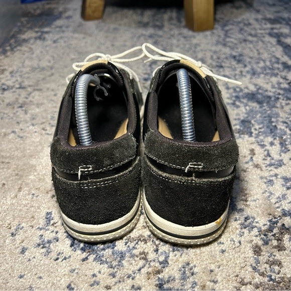 Crocs Black Karlson Lace-Up Gold Shoes Size 7 - Picture 8 of 11